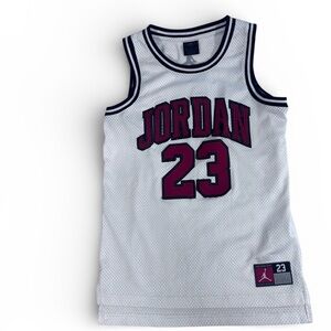 Michael Jordan 23 Chicago Bulls Jersey Youth M 10-12 White Stitched NBA